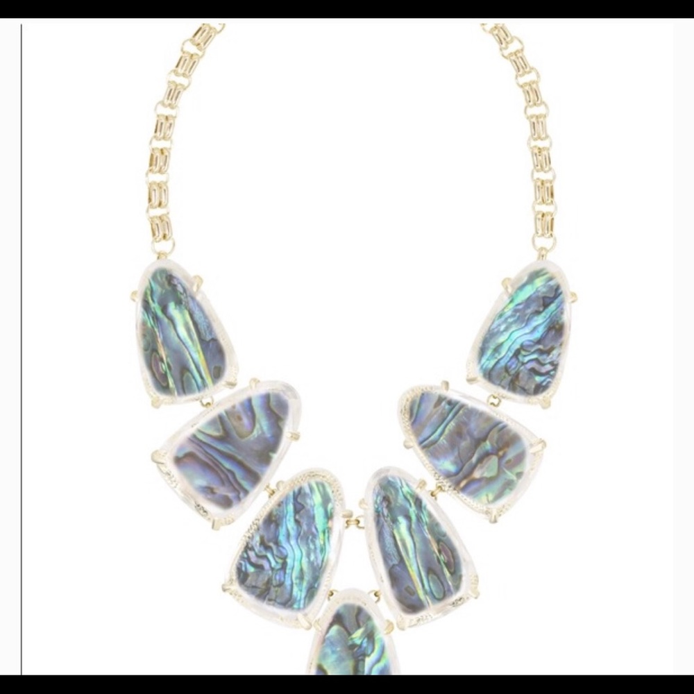 Kendra Scott Abalone Harlow Necklace